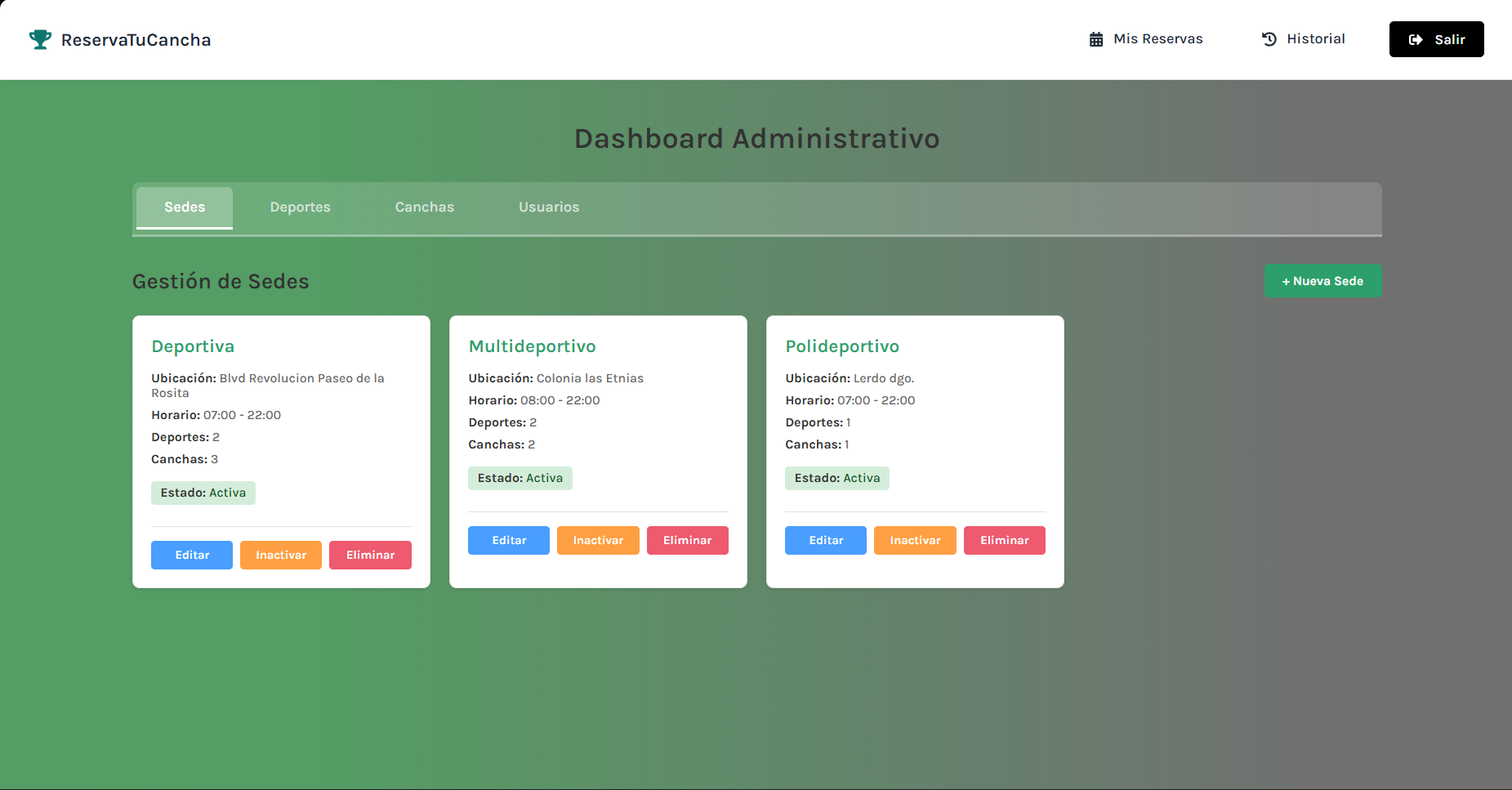 Admin Panel